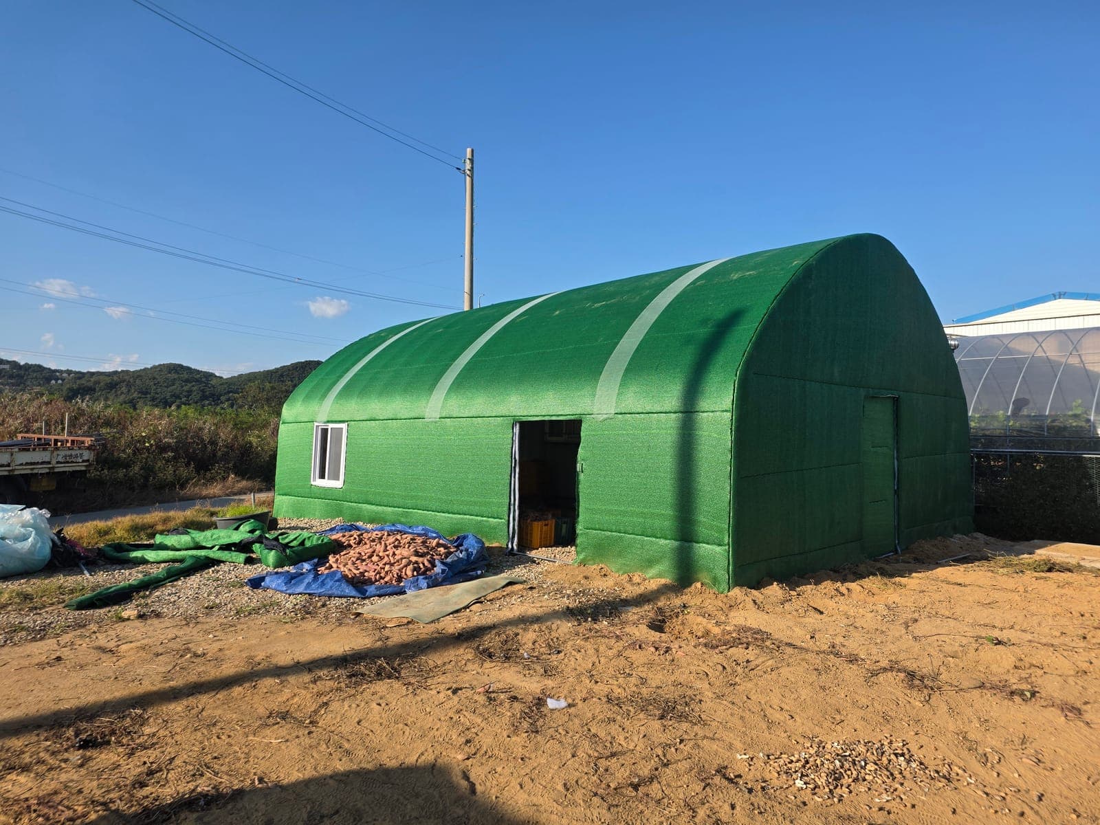 강화 양도면 인산리 7m×9m 창고하우스 시공